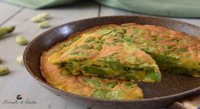 Frittata di fave | Fornelli di Sicilia